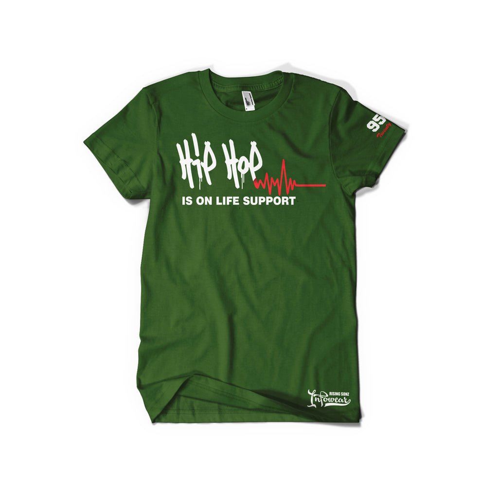HIP HOP IS ON LIFE SUPPORT / T SHIRT